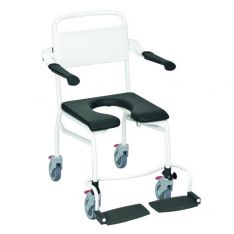 Koop Linido verrijdbare douche/toiletstoel in Douchestoelen bij Mediplus - Mediplus - 1