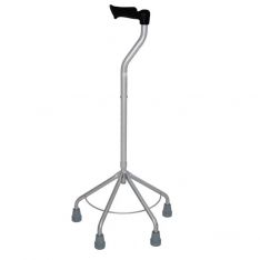 Koop Anatomische vierpoot wandelstok in Wandelstokken bij Mediplus - Mediplus - 1
