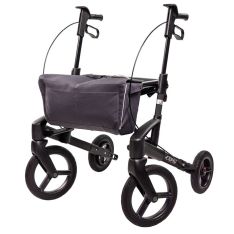 Koop Topro olympos atr slim black series - Inclusief gratis rugsteun in Lichtgewicht rollators bij Mediplus - Mediplus - 1
