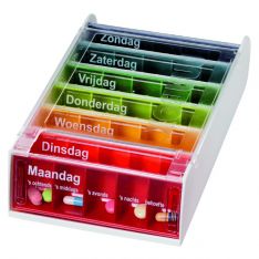 Koop Medicijndoos 1 week - 5 vaks in Pillendozen bij Mediplus - Mediplus - 1