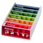 Koop Medicijndoos 1 week - 5 vaks in Pillendozen bij Mediplus - Mediplus - 1