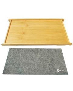 Saljol carbon/allround dienblad bamboe