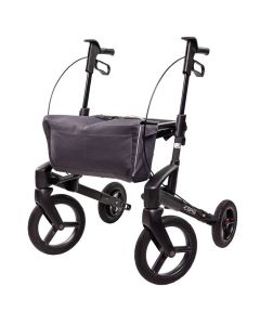 Koop Topro olympos atr slim black series - Inclusief gratis rugsteun in Lichtgewicht rollators bij Mediplus - Mediplus - 1