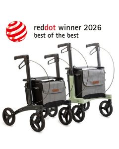 Rollz air carbon rollator - inclusief gratis rugsteun