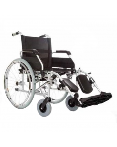 Rolstoel met beensteunen