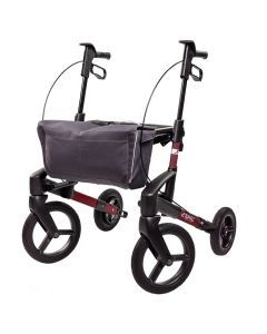 Koop Topro olympos atr black series - Inclusief gratis rugsteun in Lichtgewicht rollators bij Mediplus - Mediplus - 1