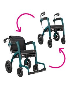 Koop Rollz motion performance rollator-rolstoel in Lichtgewicht rolstoelen bij Mediplus - Mediplus - 1