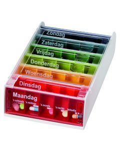 Koop Medicijndoos 1 week - 5 vaks in Medicijndozen bij Mediplus - Mediplus - 1